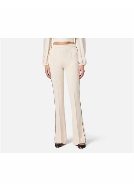 pantalone con banda ELISABETTA FRANCHI | Pantaloni | PA08451E2E84